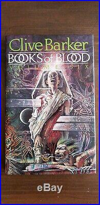 Clive Barker BOOKS OF BLOOD 4,5,6 Box Set sighned 178 of 200. First Edition