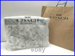 Coach X Marvel Jes Tote With Comic Book Print New Authentic Limited Edition