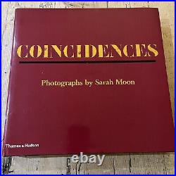 Coincidences, hard cover book of photographs by Sarah Moon