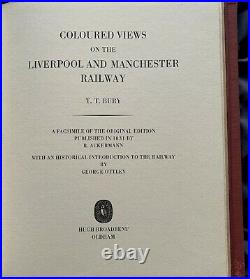 Coloured Views On The Liverpool And Manchester Railway T T Bury De Luxe Ltd Ed