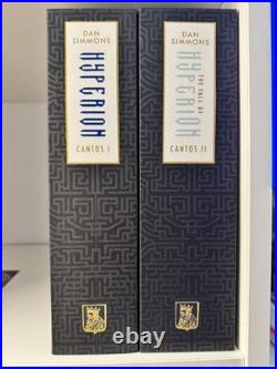 Curious King Hyperion + Fall Hyperion Cantos Dan Simmons Signed Numbered Deluxe