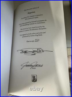 Curious King Hyperion + Fall Hyperion Cantos Dan Simmons Signed Numbered Deluxe