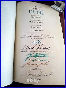 DUNE- Centipede Press, one of 500 copies SIGNED/LIMITED ED. NEW IN SHRINK WRAP