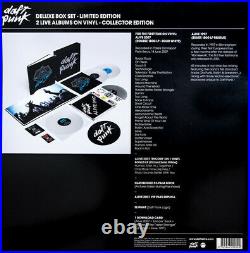Daft Punk Box Alive 2007 / Alive 1997 (Deluxe 4LP + Book + Slipmat Boxset) OVP