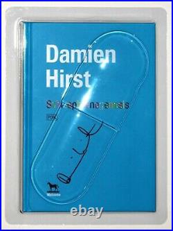 Damien Hirst signed, sold out, limited edition, blister pack book