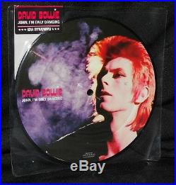 David Bowie 40th Ann. Set Of 1st 10 Picture Disc 7 Vinyl New Rare + Book Oop