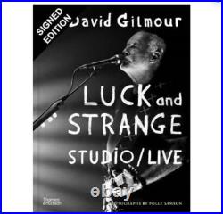 David Gilmour Luck and Strange Signed Autographed Pink Floyd Hardback PreSale
