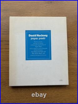 David Hockney Paper Pools 1980 SIGNED Limited Edition Book #/1000
