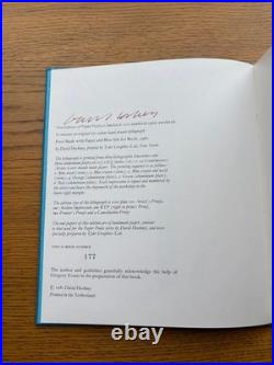 David Hockney Paper Pools 1980 SIGNED Limited Edition Book #/1000