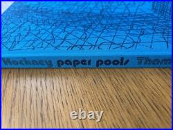 David Hockney Paper Pools 1980 SIGNED Limited Edition Book #/1000