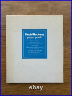 David Hockney Paper Pools 1980 SIGNED Limited Edition Book #/1000