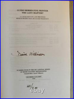 David Wilkinson Book Gallery St Ives Signed Limited And Numbered Editions