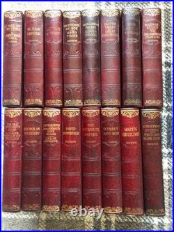 Dickens Book collection Very old Belonged to my Great Grandmother approx 1920. S