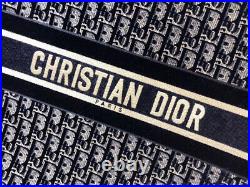 Dior Book Tote Blue Dior Oblique Embroidery