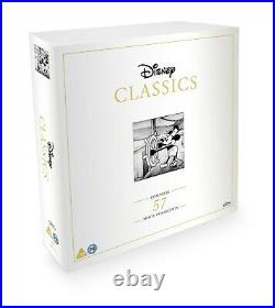 Disney Classics Complete 57 Movie Collection (with DVD + Book Box set) Blu