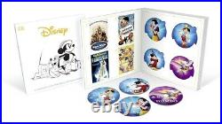 Disney Classics Complete 57 Movie Collection (with DVD + Book Box set) Blu