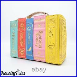 Disney Stitch Shoppe Loungefly Princess Books Handbag/Crossbody