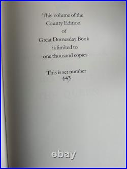 Domesday Book. Lancashire Maps 3 Vols Slip Case Limited Edition # 45