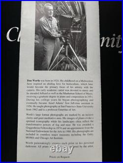 Don Worth Close to Infinity Signed Limited Edition Hardcover Photo Book 1969