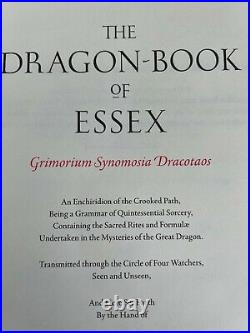 Dragon Book of Essex Andrew Chumbley Xoanon Three Hands Occult Azoetia Deluxe