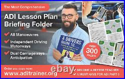 Driving instructor lesson plans and diagrams ADI Part 3/Standards Check
