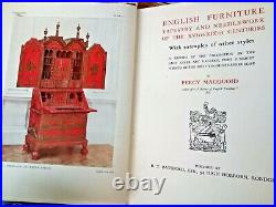 ENGLISH FURNITURE NEEDLEWORK Macquoid 1928 LIMITED EDITION Batsford Antique Book