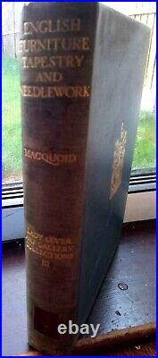 ENGLISH FURNITURE NEEDLEWORK Macquoid 1928 LIMITED EDITION Batsford Antique Book