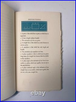 EUCLID, Book I (1944) Bruce Rogers Signed Limited Edition (1/500) FINE PRESS