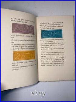 EUCLID, Book I (1944) Bruce Rogers Signed Limited Edition (1/500) FINE PRESS