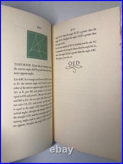 EUCLID, Book I (1944) Bruce Rogers Signed Limited Edition (1/500) FINE PRESS