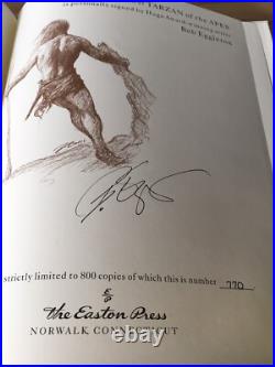 Easton Press Book Tarzan Of The Apes Signed Limited Edition illustrated