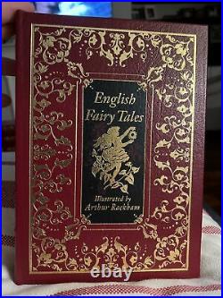 Easton Press ENGLISH FAIRY TALES Collectors Edition LEATHER BOUND Book RACKHAM