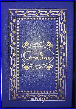 Easton Press Neil Gaiman CORALINE Signed Limited Edition Leather Bound