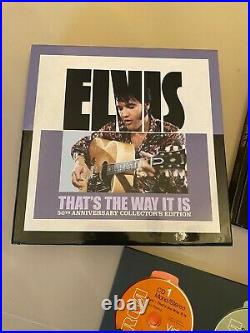 Elvis That's The Way It Is 50th Ann Ed. FTD box 8 CD + 2 BOOKS sealed