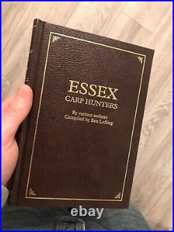 Essex Carp Hunters leatherbound gold leaf limited edition hardback book
