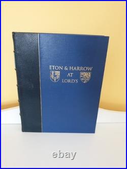 Eton & Harrow at Lords LTD ED 61/250 Signed by Robert Titchener-Barrett 1996