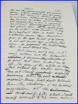 FRANKENSTEIN Mary Shelley HANDWRITTEN MANUSCRIPT Notebook NUMBERED 493/1000 BOOK