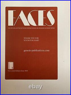 Faces 1969-75 Deluxe Limited Edition Signed Genesis Publications Book 2011