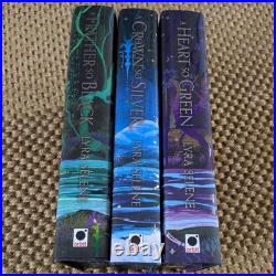 FairyLoot Fair Folk Trilogy. Lyra Selene. Signed. Reversible Dust Jackets