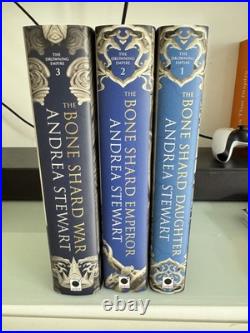 Fairyloot Andrea Stewart The Drowning Empire Trilogy Signed Ltd Edition Book Set