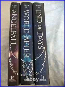 Fairyloot Exclusive Deluxe hardcover edition of AngelFall trilogy illumicrate