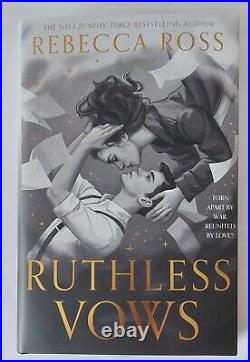 Fairyloot Ruthless Vows by Rebecca Ross Signed Sprayed Edges