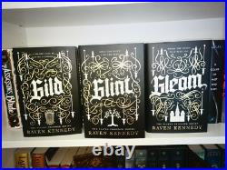 Fairyloot? The Plated Prisoner series Gild Glint Gleam by Raven Kennedy SIGNED