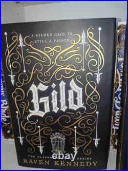 Fairyloot? The Plated Prisoner series Gild Glint Gleam by Raven Kennedy SIGNED
