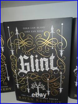 Fairyloot? The Plated Prisoner series Gild Glint Gleam by Raven Kennedy SIGNED