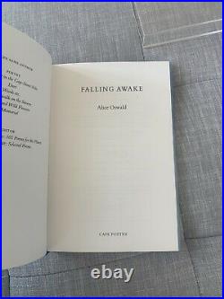 Falling Awake, Alice Oswald, limited signed edition, No 31 of 100