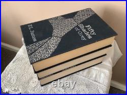 Fifty Shades of Grey Trilogy E L James 3 HB 1st Ed 1st Printing Century 2012 VG