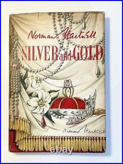 First Edition SILVER AND GOLD by Norman Hartnell 1955 Hardback Book. Collectable