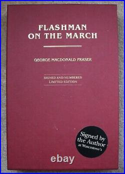 Flashman On The March by George Macdonald Fraser-signed limited edition