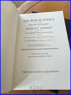 Folio Micrographia Book In Good Condition Copy 38/750 Year 2017